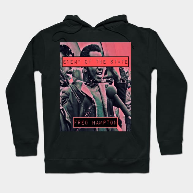 Fred Hampton (R) Hoodie by BlackOzean